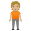 image for :person standing: medium-light skin tone: