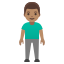 image for :man standing: medium skin tone: