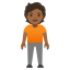 image for :person standing: medium-dark skin tone: