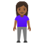 image for :woman standing: medium-dark skin tone: