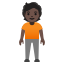 image for :person standing: dark skin tone: