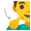 image for :deaf man:
