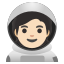 image for :astronaut: light skin tone: