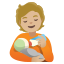 image for :person feeding baby: medium-light skin tone:
