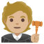 image for :judge: medium-light skin tone: