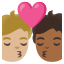 image for :kiss: person, person, medium-light skin tone, medium-dark skin tone: