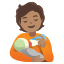 image for :person feeding baby: medium skin tone: