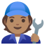 image for :mechanic: medium skin tone: