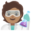 image for :scientist: medium skin tone: