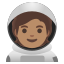 image for :astronaut: medium skin tone: