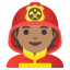 image for :firefighter: medium skin tone: