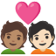 image for :couple with heart: person, person, medium skin tone, light skin tone:
