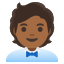 image for :office worker: medium-dark skin tone: