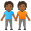 image for :people holding hands: medium-dark skin tone: