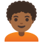 image for :person: medium-dark skin tone, curly hair: