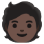image for :person: dark skin tone: