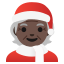 image for :Mx Claus: dark skin tone: