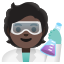 image for :scientist: dark skin tone: