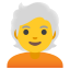 image for :person: white hair: