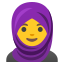 image for :woman with headscarf: