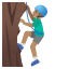 image for :man climbing: medium skin tone: