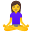 image for :woman in lotus position: