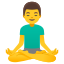 image for :man in lotus position: