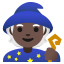 image for :mage: dark skin tone: