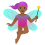 image for :woman fairy: medium-dark skin tone: