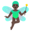 image for :man fairy: dark skin tone: