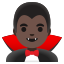 image for :man vampire: dark skin tone: