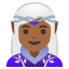 image for :woman elf: medium-dark skin tone: