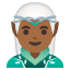 image for :man elf: medium-dark skin tone:
