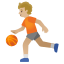 image for :person bouncing ball: medium-light skin tone: