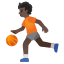 image for :person bouncing ball: dark skin tone: