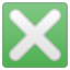 Gemoji image for :negative_squared_cross_mark: